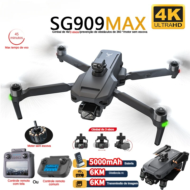 Drone Camera Professional - ZLL SG909 SG909MAX Профессиональный дрон с