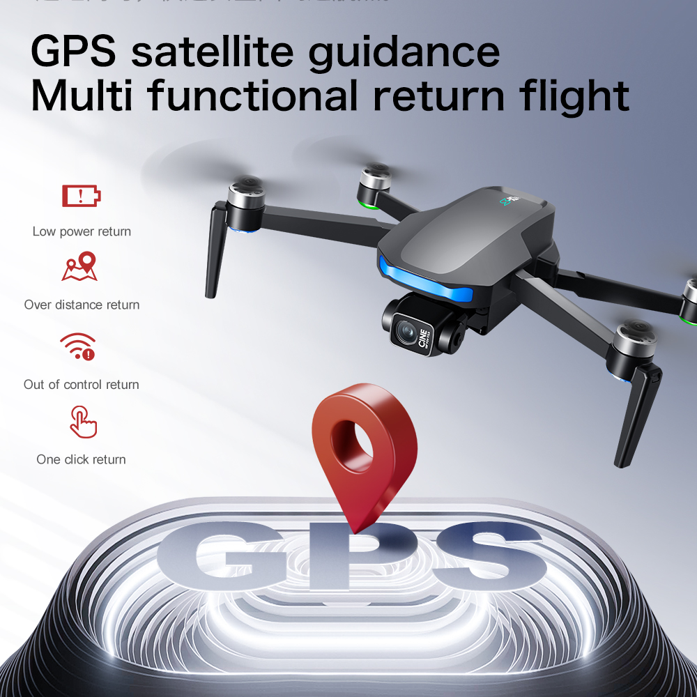 Новый дрон S-X1 MAX с GPS, 8K, – обзор и цена Drone Camera Hd