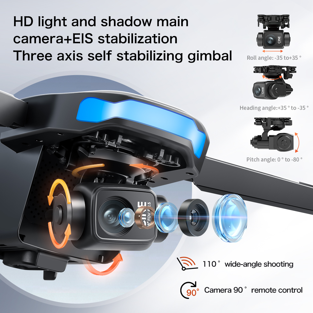 Новый дрон S-X1 MAX с GPS, 8K, – обзор и цена Drone Camera Hd